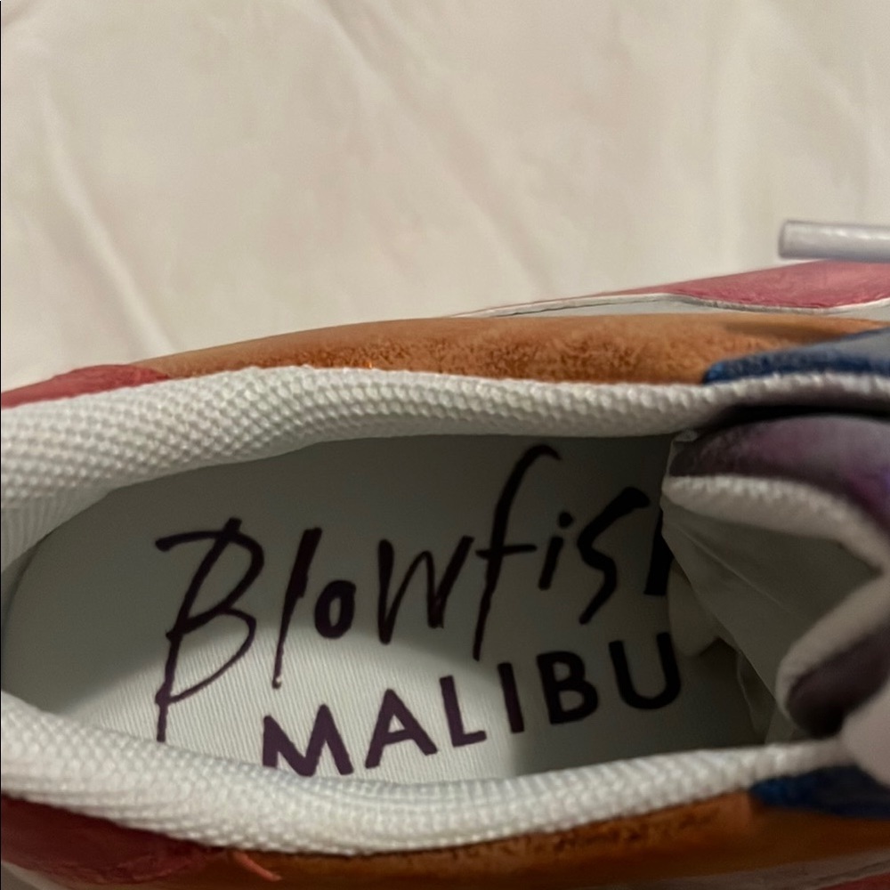 Blowfish Blue, Pink, Purple and Orange Sneakers with Chunky Sole - Picture 4 of 5